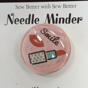 Sew Better Cross Stitch Needle Minder Keeper Smile Magnet