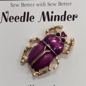 Sew Better Cross Stitch Needle Minder Keeper Beetle Magnet