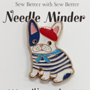 Sew Better Cross Stitch Needle Minder Keeper French Bulldog Magnet
