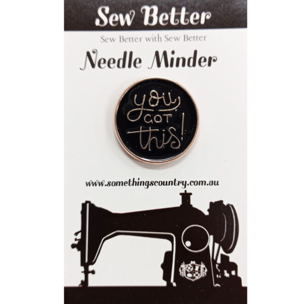 Sew Better Cross Stitch Needle Minder Keeper You Got This Magnet