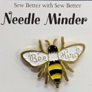 Sew Better Cross Stitch Needle Minder Keeper Bee Kind Magnet