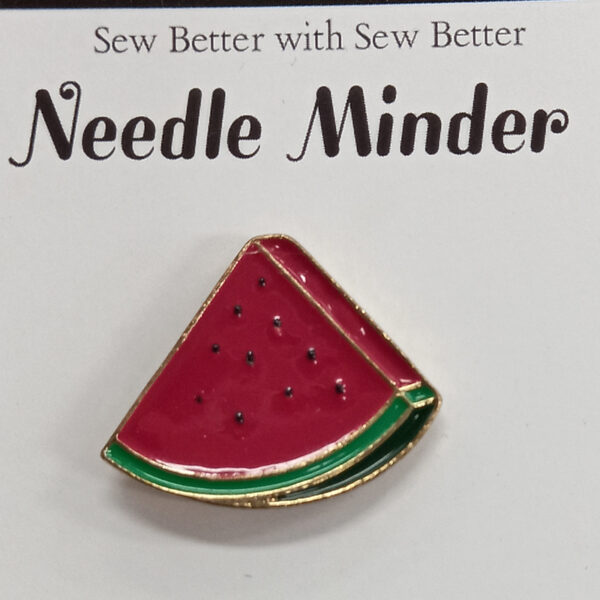 Sew Better Cross Stitch Needle Minder Keeper Watermelon Magnet
