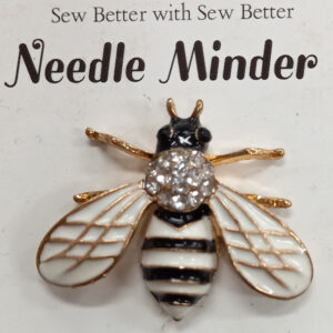 Sew Better Cross Stitch Needle Minder Keeper Bee Bling Magnet