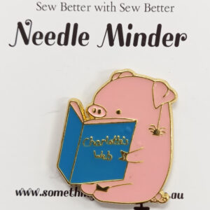 Sew Better Cross Stitch Needle Minder Keeper Charlottes Web Magnet
