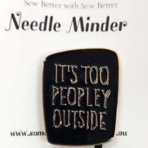 Sew Better Cross Stitch Needle Minder Keeper Too Peopley Magnet