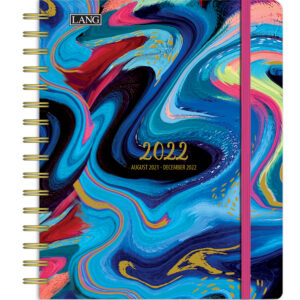 Lang 2022 Brush Strokes 17 Month Deluxe Planner Diary