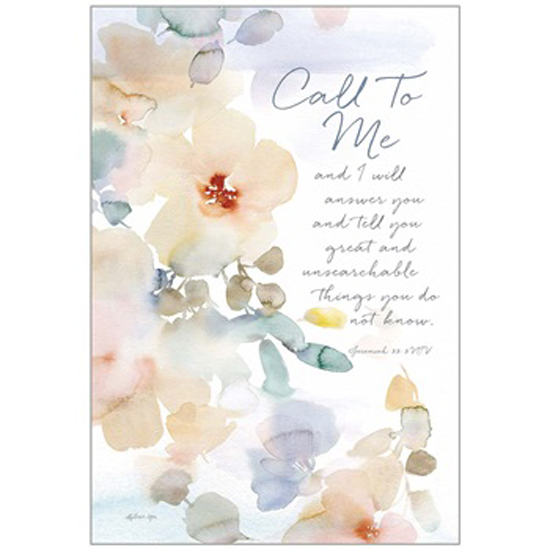 Legacy Deluxe Prayer Journal Call to Me God Scripture