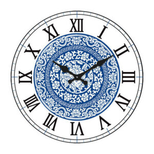 Clock French Country Wall Clocks 30cm Vintage Blue
