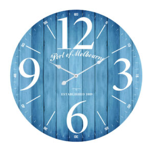 Clock French Country Wall Large Port of Melbourne 60cm