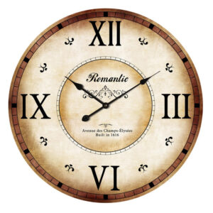 Clock French Country Wall Large Romantic Elysees 60cm