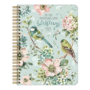 Legacy Spiral Note Book My Cup Overflows Scripture