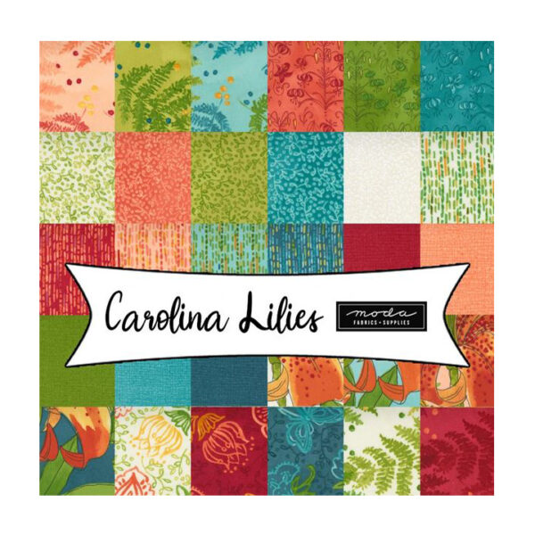 Moda Quilting Patchwork Jelly Roll Carolina Lilies 2.5 Inch Fabrics
