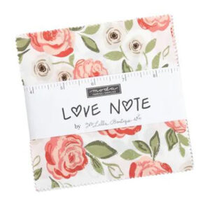 Moda Quilting Patchwork Charm Pack Love Note 5 Inch Fabrics