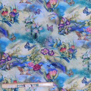 Quilting Patchwork Sewing Fabric Morningmoon Floral 50x55cm FQ