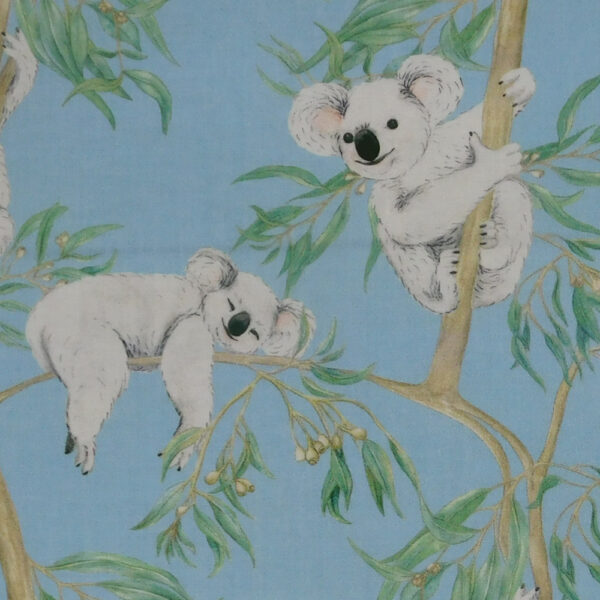 Patchwork Quilting Sewing Fabric Koalas Gumtree 50x55cm FQ