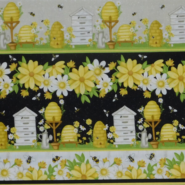 Quilting Patchwork Sewing Fabric Just Bee You Border 50x55cm FQ