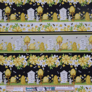 Quilting Patchwork Sewing Fabric Just Bee You Border 50x55cm FQ