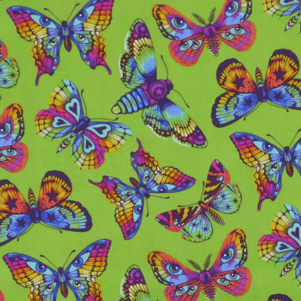 Quilting Patchwork Sewing Fabric Tula Pink Daydreamer Butterflies 50x55cm FQ