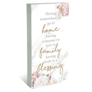 French Country Wooden Print Mothers Day Home Family Blessings 40x80cm