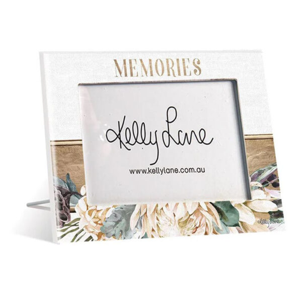 French Country Standing White Protea Memories 5x7inch Photo Frame