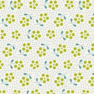 Quilting Patchwork Fabric TILDA Floral Meadow Green 50x55cm FQ