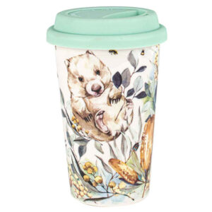 Landmark Fauna & Flora Tea Coffee Wombat Travel Mug Cup