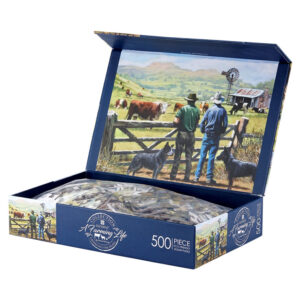 A Farming Life 500pc Observing the Herd Jigsaw Puzzle