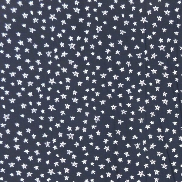 Quilting Patchwork Sewing Fabric Monochrome Stars 50x55cm FQ