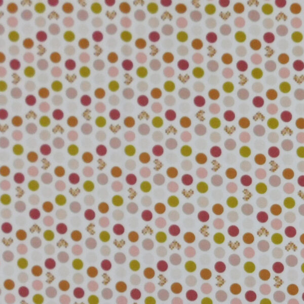 Quilting Patchwork Sewing Fabric Storybook Pink Spots 50x55cm FQ