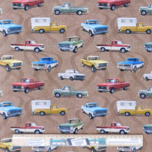 Quilting Patchwork Sewing Fabric Aussie Icons Cars 50x55cm FQ
