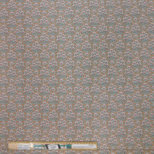 Quilting Patchwork Fabric TILDA Cotton Beach Anemone Grey 50x55cm FQ