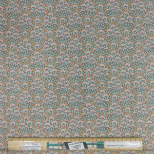 Quilting Patchwork Fabric TILDA Cotton Beach Anemone Grey 50x55cm FQ