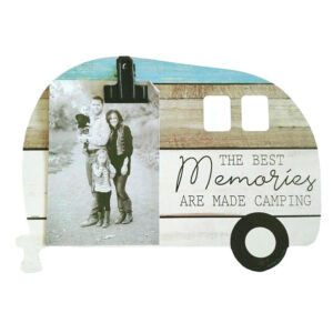 Country Wooden Photo Frame Caravan Best Memories Clip Plaque