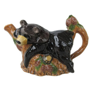 Collectable Novelty Kitchen Teapot Black Bear China Tea Pot