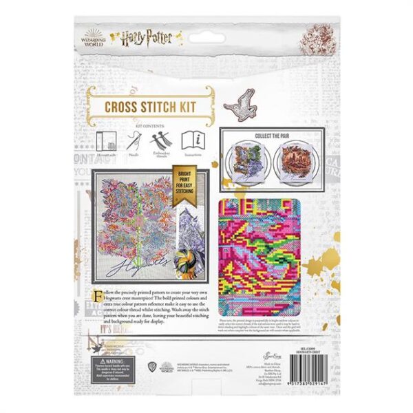 Wizarding World Harry Potter No Count Cross X Stitch Crests Kit