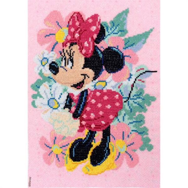Disney Minnie Mouse No Count Cross Stitch Kit