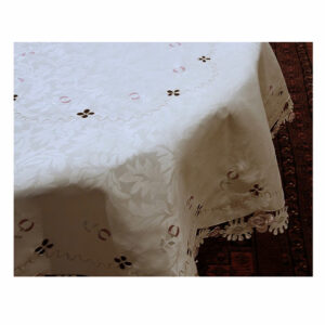 French Country Doiley Annalise Doily Table Cloth Round 120cm