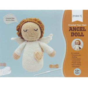 Make It Crochet You Own Angel Kit Incl Hook Stuffing and Wool