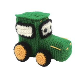 Make It Crochet You Own Tractor Kit Incl Hook Stuffing and Wool
