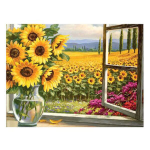 5D Diamond Painting Full Image Square Drills Sunflowers 40X50cm