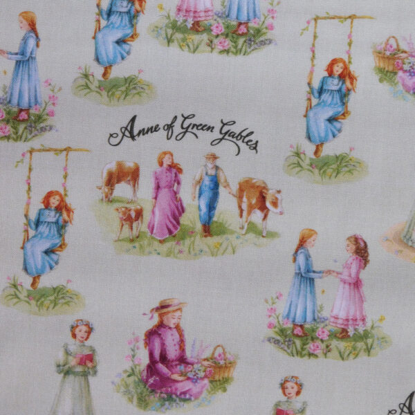 Quilting Patchwork Sewing Fabric Anne of Green Gables 50x55cm FQ