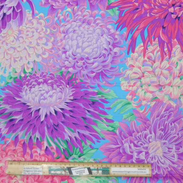 Quilting Patchwork Fabric Kaffe Fassett Chrysanthemum 2 50x55cm FQ