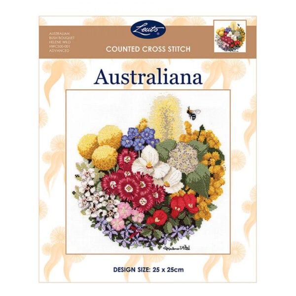 Helene Wild Australian Cross X Stitch Kit Bush Bouquet Counted