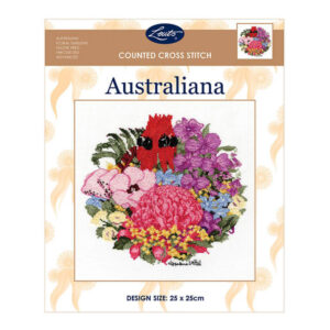 Helene Wild Australian Cross X Stitch Kit Floral Emblems Counted