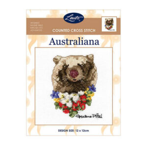 Helene Wild Australian Cross X Stitch Kit Wombat Counted