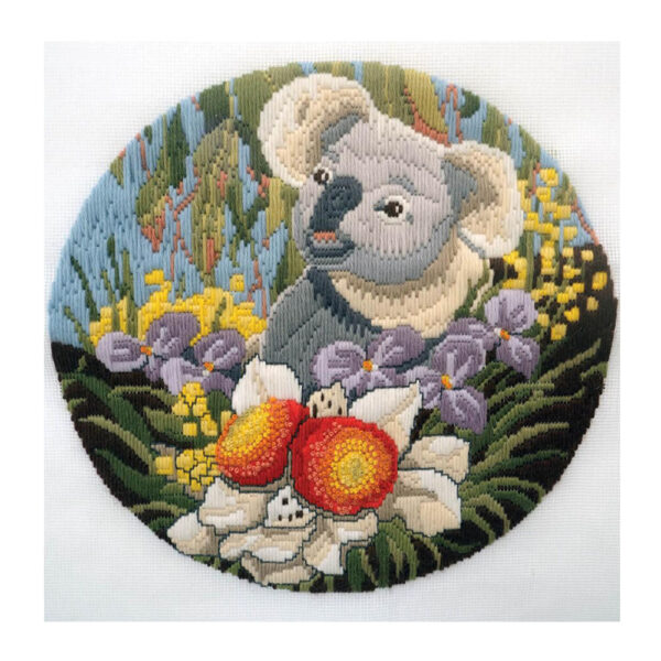 Helene Wild Australian Long Stitch Kit Koala Including Threads