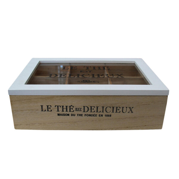 French Country Tea Bag Box Delicieux Teabag Holder Wooden