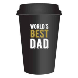 Landmark Ceramic Tea Coffee Travel Mug Cup Best Dad Ever
