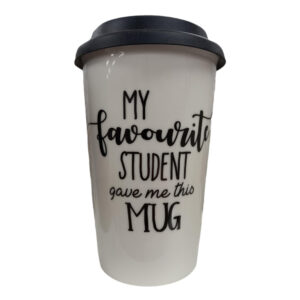 Landmark Ceramic Tea Coffee Travel Mug Cup Teacher Favourite Student