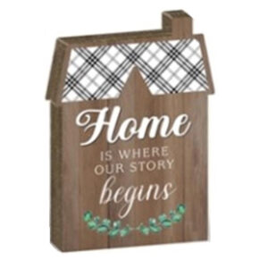 French Country Art Home Where Story Begins House Wooden Sign